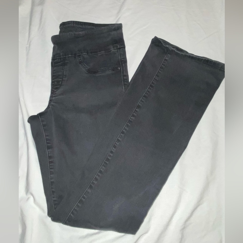 Ladies Rock & Republic Black Pull On Bootcut Jeans 10M